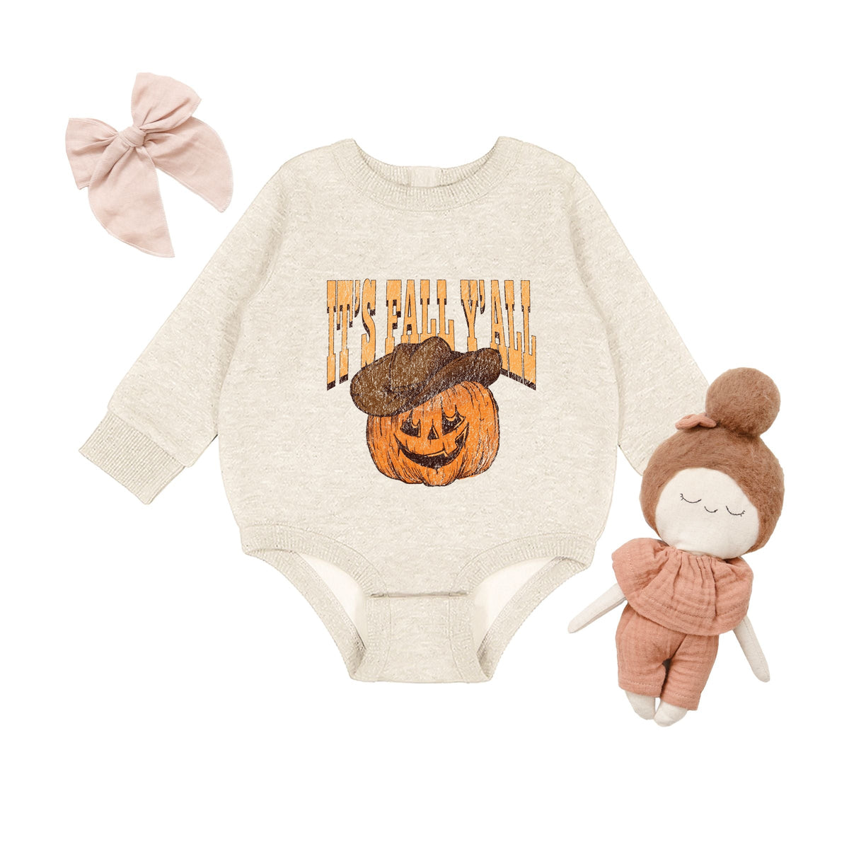 It's Fall Y'all Jack-O-Lantern - Infant Fleece BodySuit