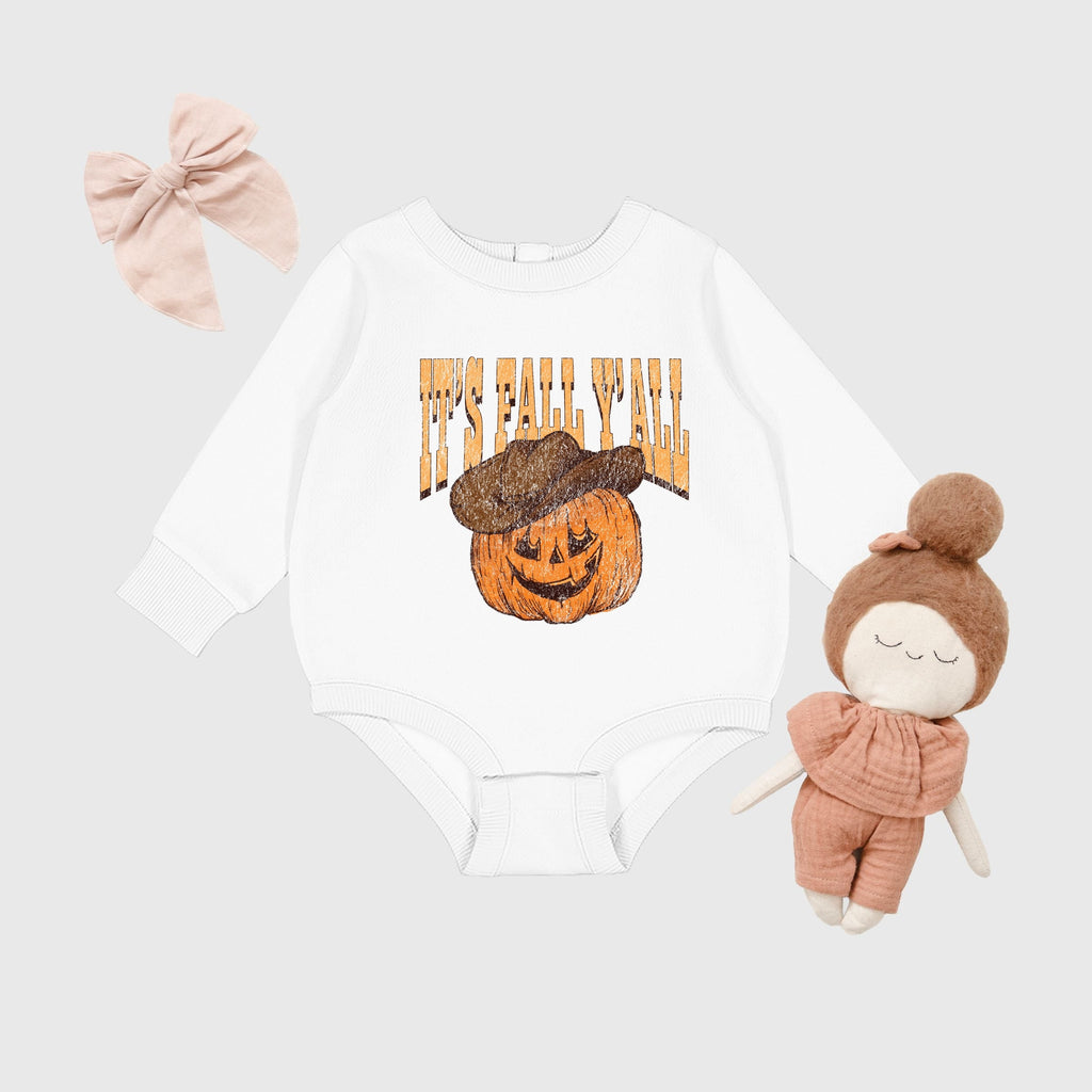 It's Fall Y'all Jack-O-Lantern - Infant Fleece BodySuit