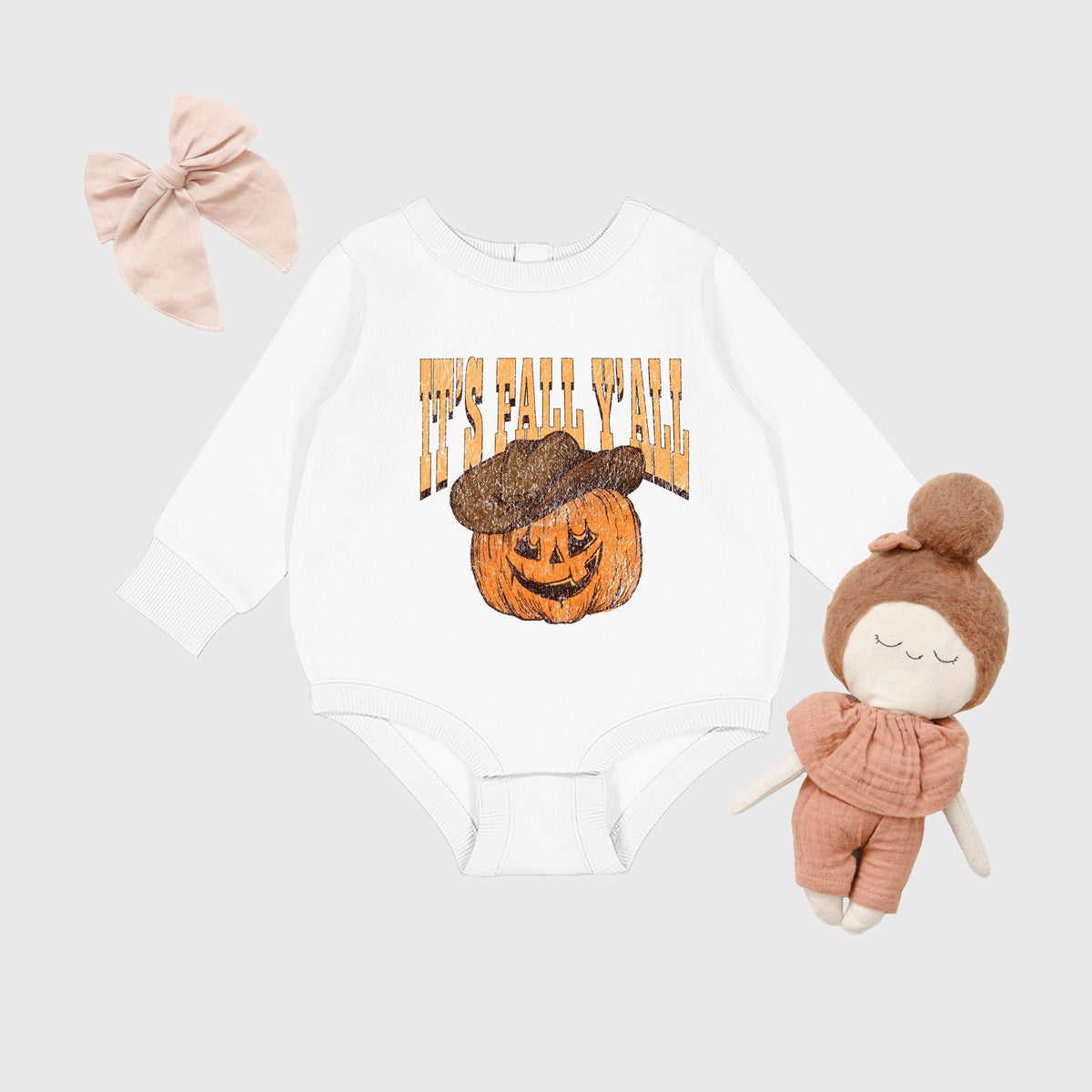 It's Fall Y'all Jack-O-Lantern - Infant Fleece BodySuit