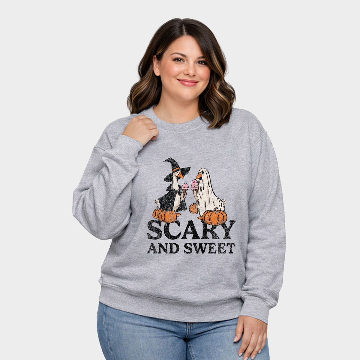 Scary and Sweet Geese - Women's Plus Sized Graphic product image 1