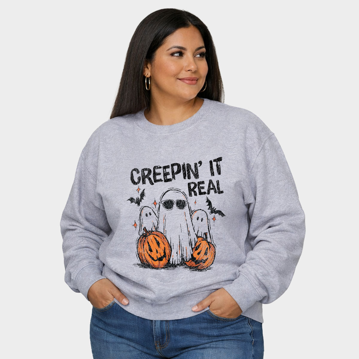 Creepin it Real Ghosts - Women's Plus Sized Graphic product image 4