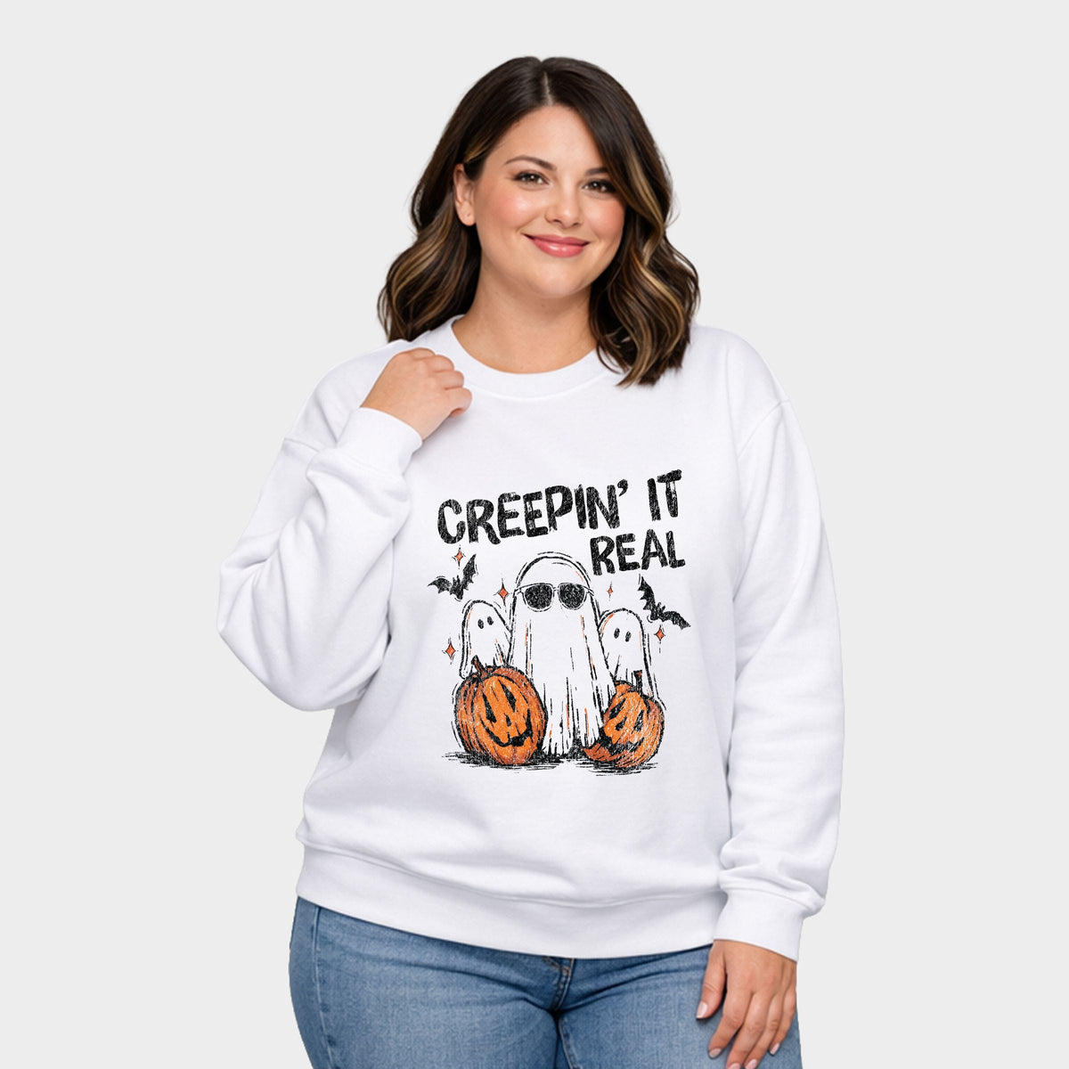 Creepin it Real Ghosts - Women's Plus Sized Graphic product image 1
