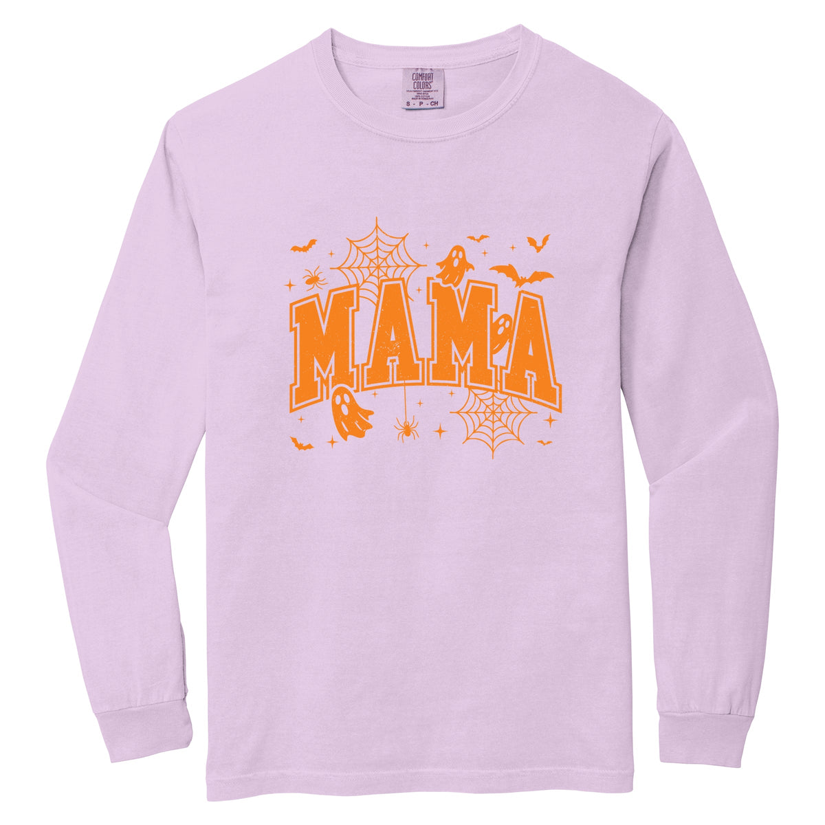 Mama Halloween Varsity - Women's Garment Dyed Long Sleeve product image 5