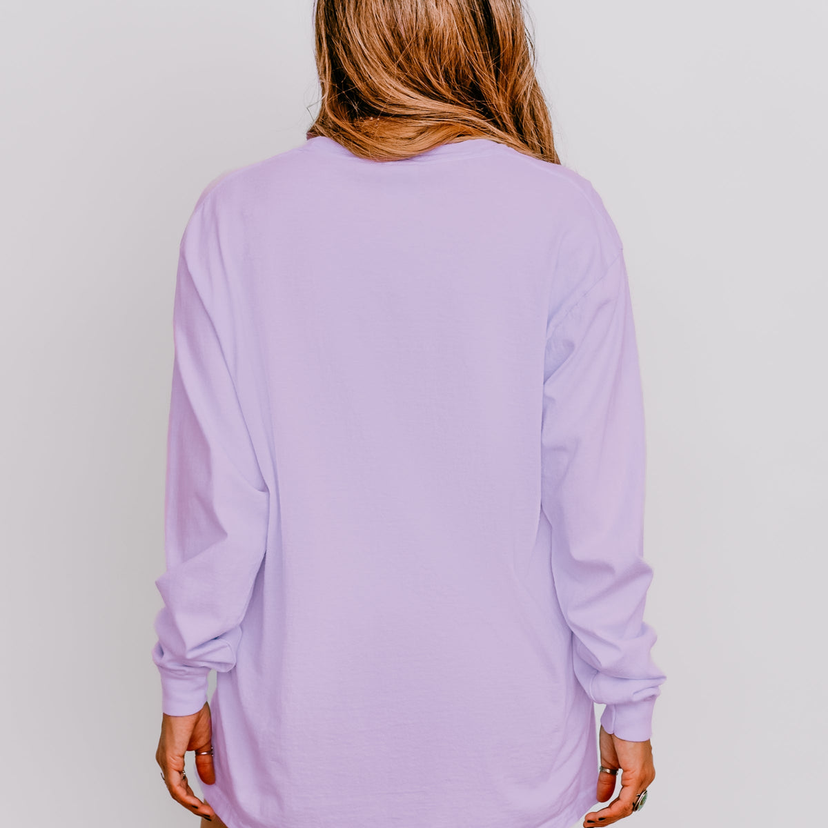 Haunted House - Women's Garment Dyed Long Sleeve Graphic product image 8