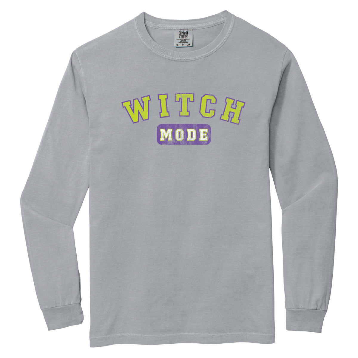 Witch Mode - Women's Garment Dyed Long Sleeve Graphic product image 2