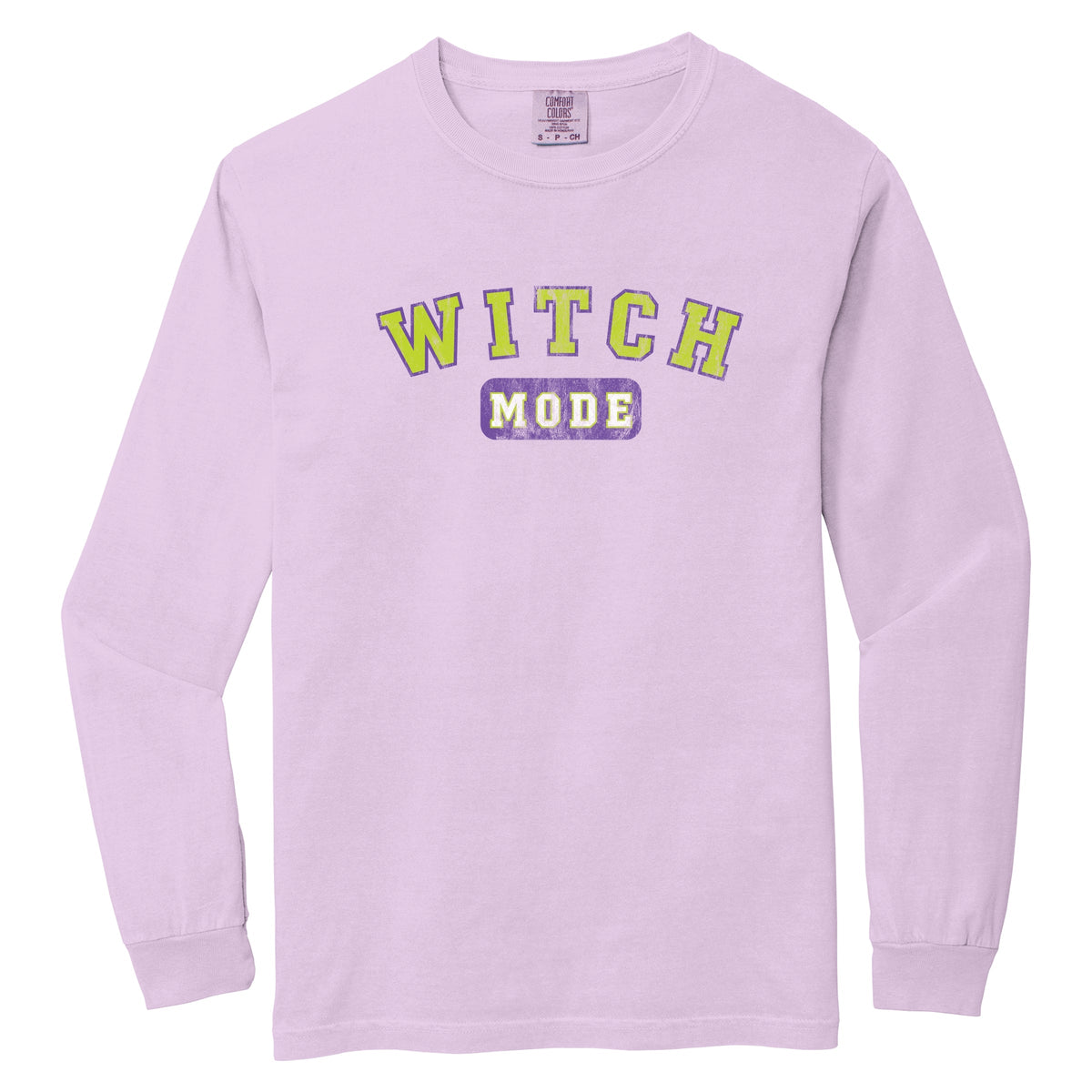 Witch Mode - Women's Garment Dyed Long Sleeve Graphic product image 5