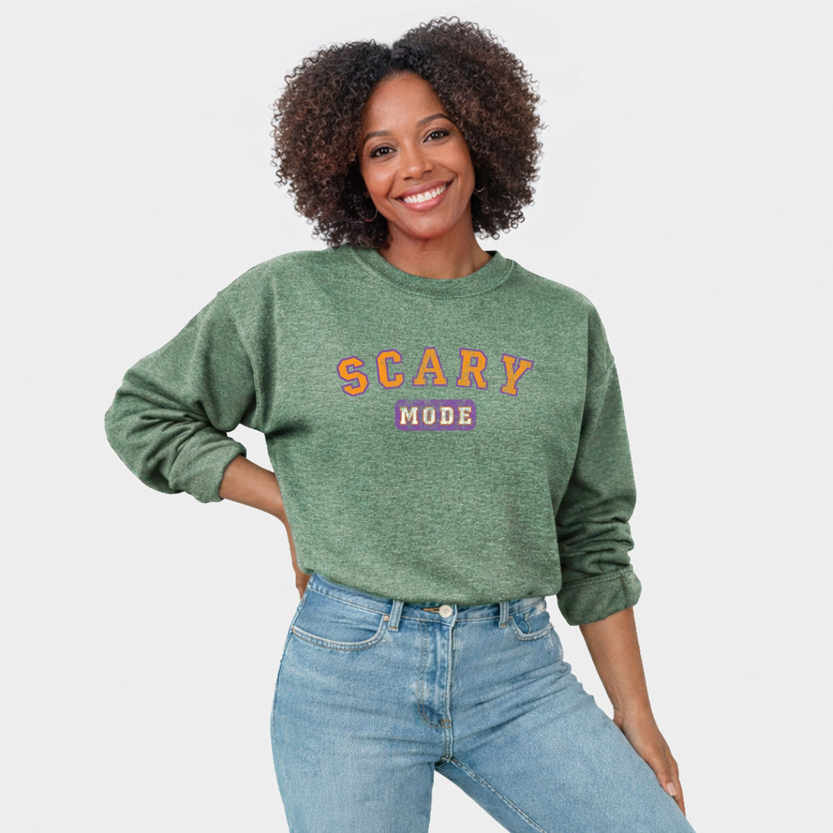 Scary Mode - Women's Graphic Sweatshirt product image 4