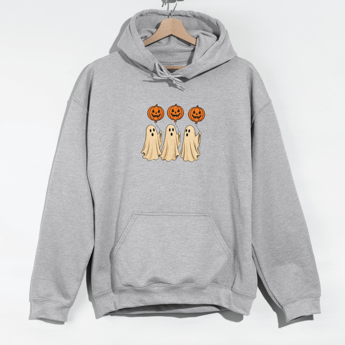 Ghosts With Pumpkins - Women's Graphic Hoodie product image 7