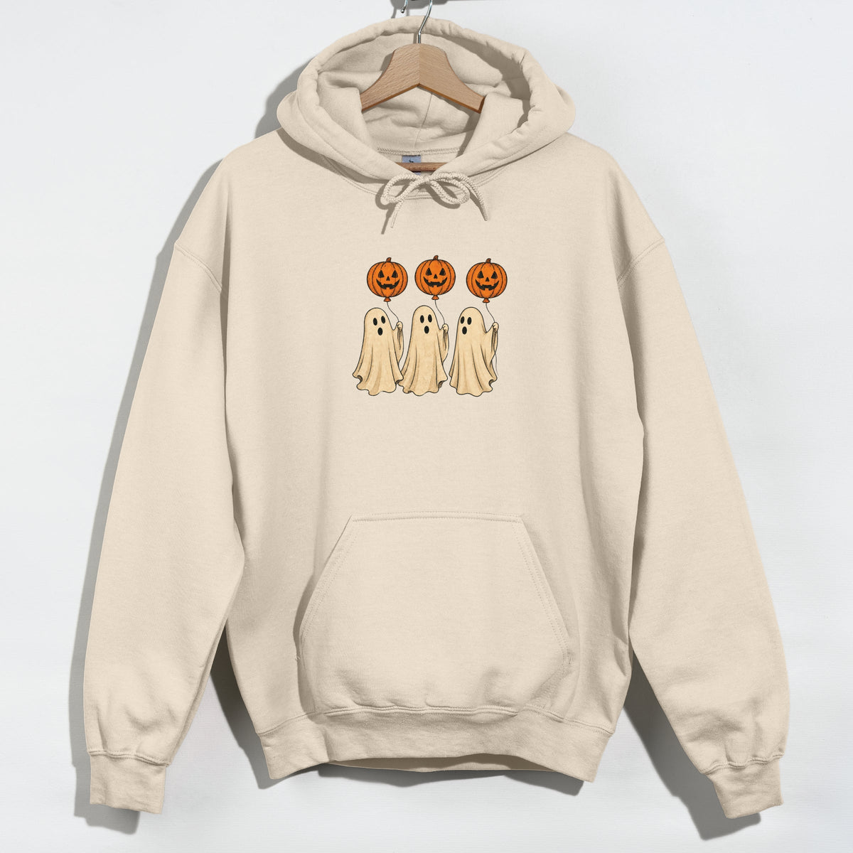 Ghosts With Pumpkins - Women's Graphic Hoodie product image 5