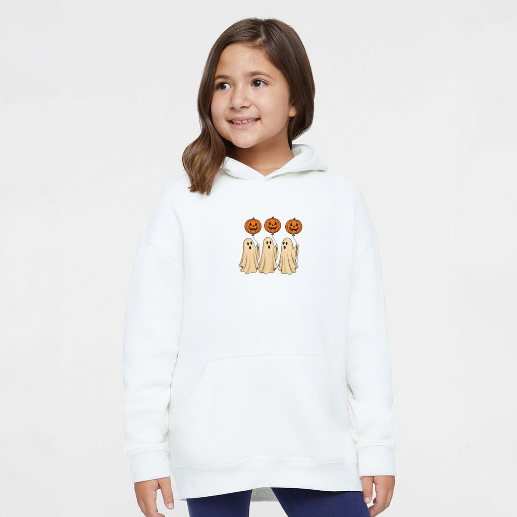 Ghosts With Pumpkins - Youth Graphic Hoodie product image 11