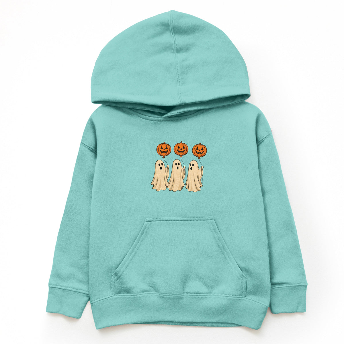 Ghosts With Pumpkins - Youth Graphic Hoodie product image 2