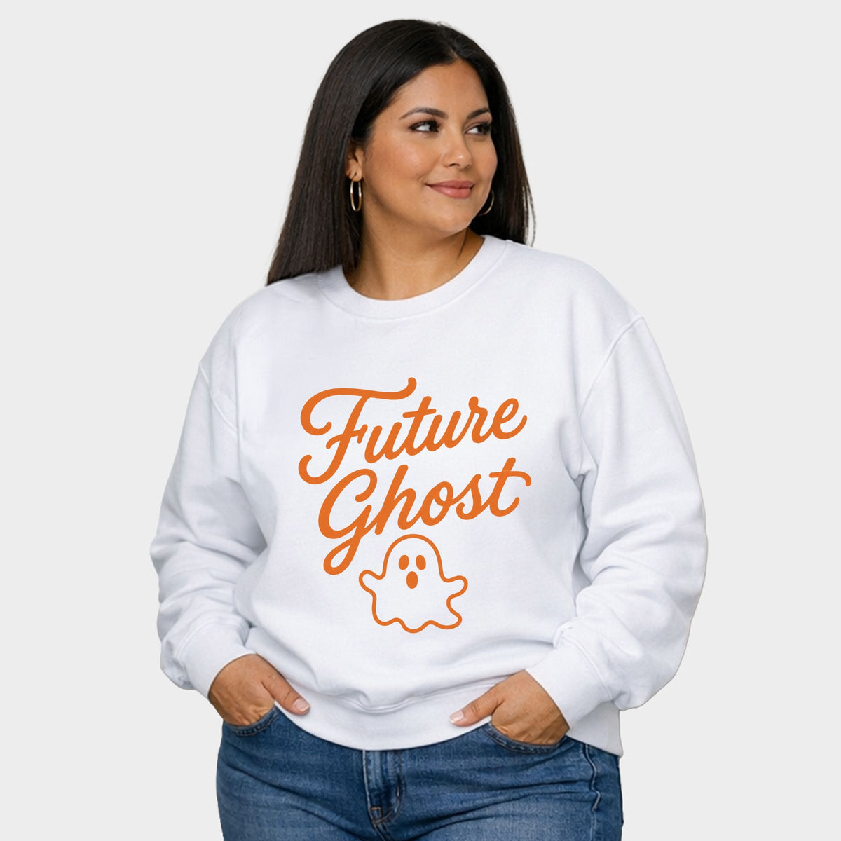 Future Ghost - Women's Plus Sized Graphic Sweatshirt product image 7