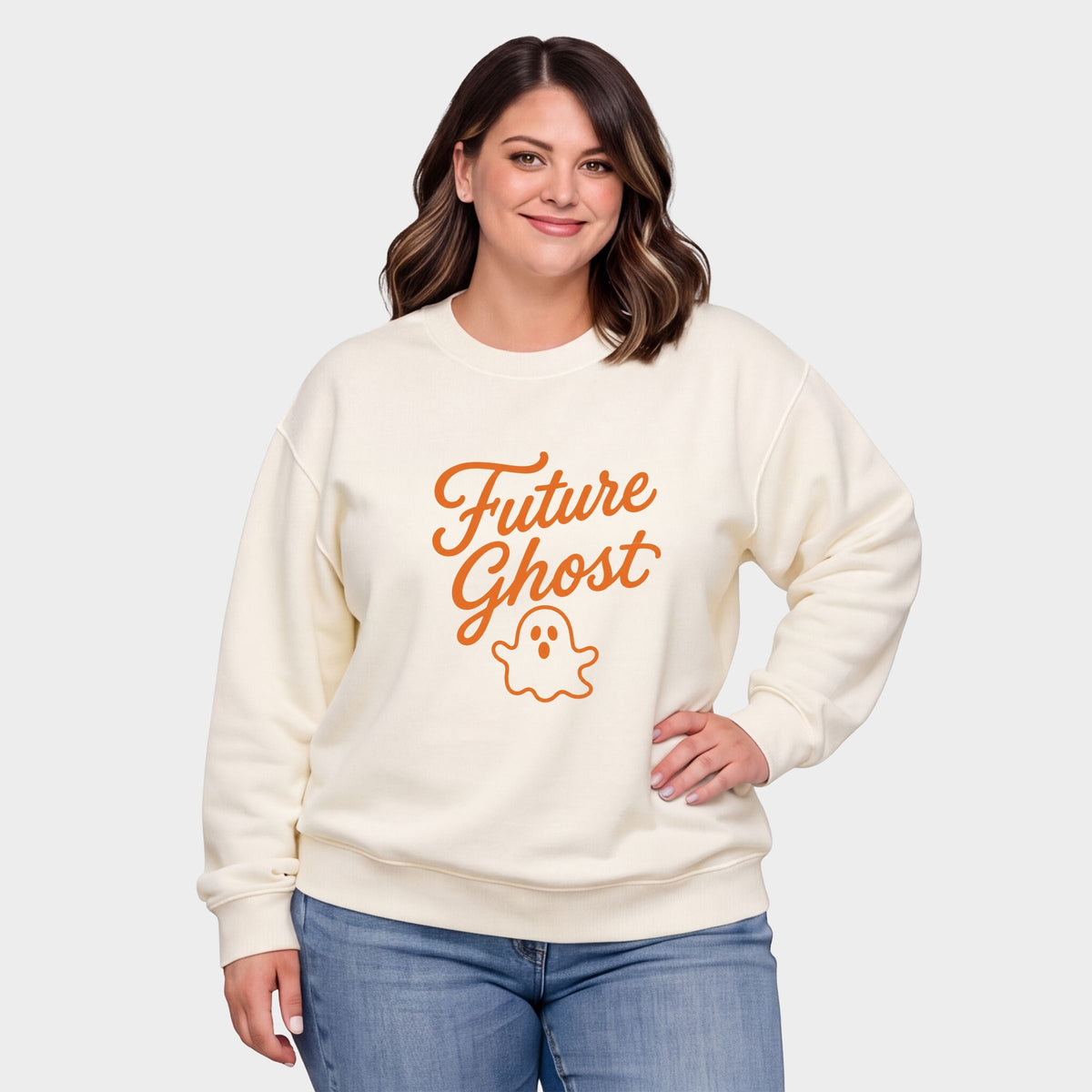 Future Ghost - Women's Plus Sized Graphic Sweatshirt product image 5