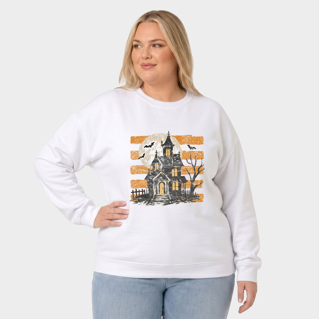 Haunted House Orange Stripes - Women's Plus Sized Graphic product image 2