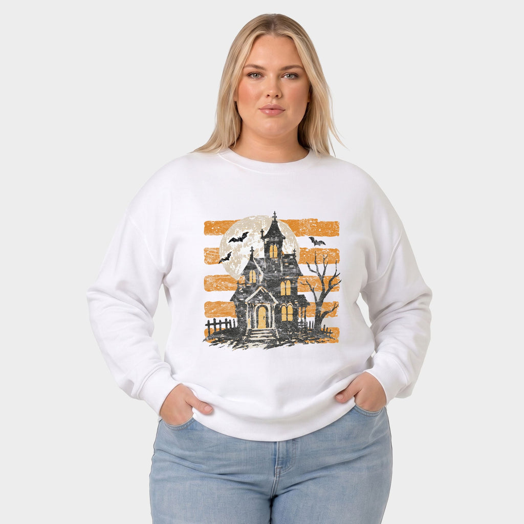 Haunted House Orange Stripes - Women's Plus Sized Graphic product image 12