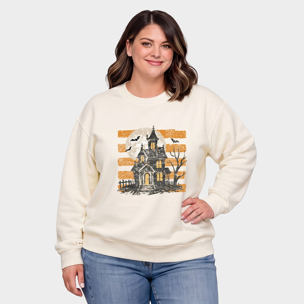 Haunted House Orange Stripes - Women's Plus Sized Graphic product image 13