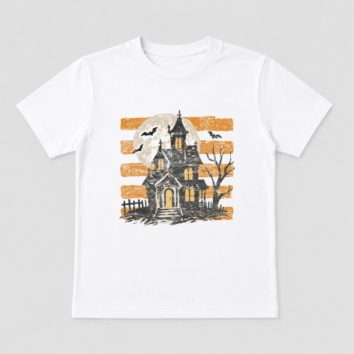 Haunted House Orange Stripes - Toddler Short Sleeve Graphic product image 13