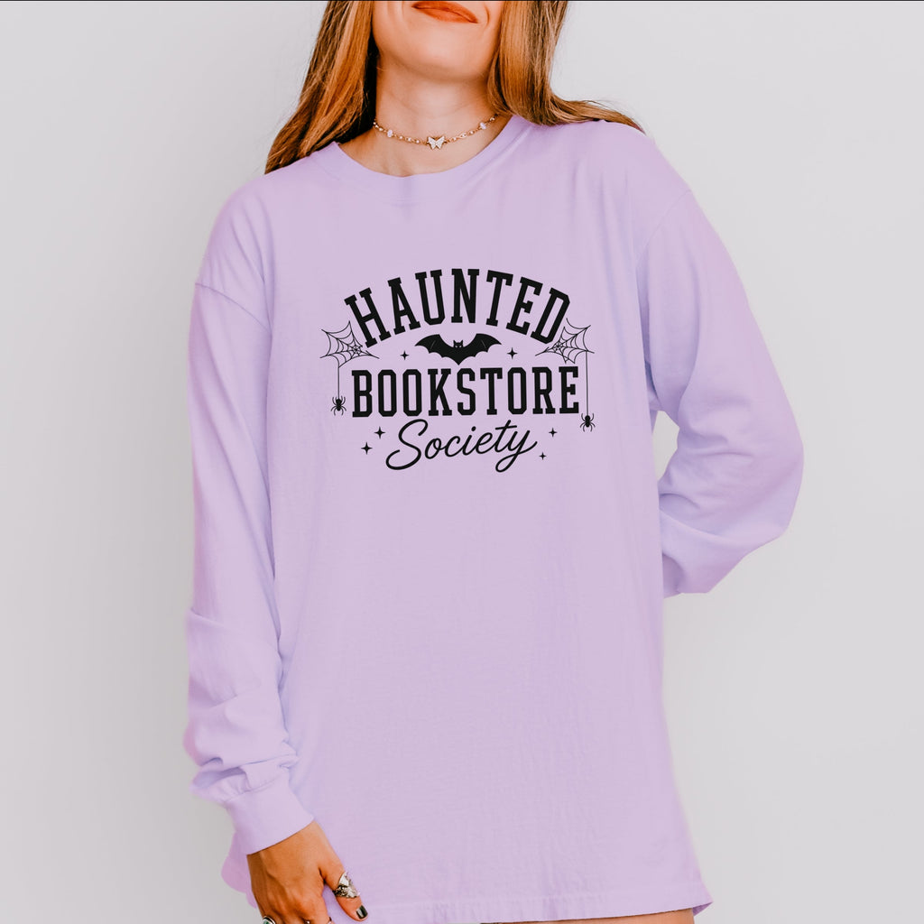 Haunted Bookstore - Women's Garment Dyed Long Sleeve product image 4
