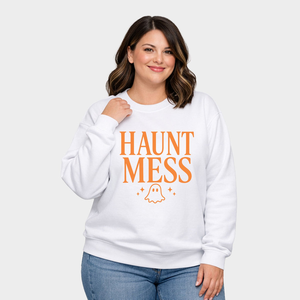 Haunt Mess - Women's Plus Sized Graphic Sweatshirt product image 11