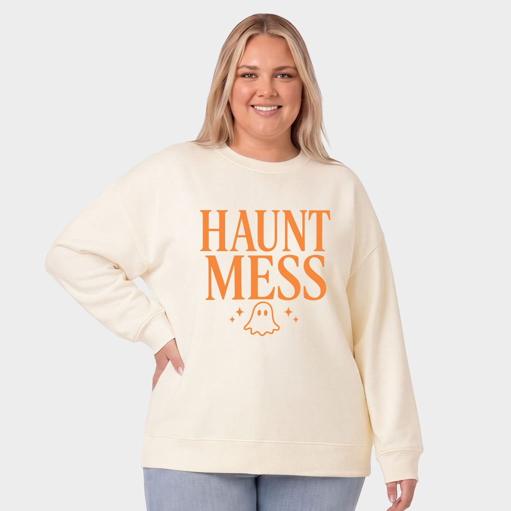 Haunt Mess - Women's Plus Sized Graphic Sweatshirt product image 5
