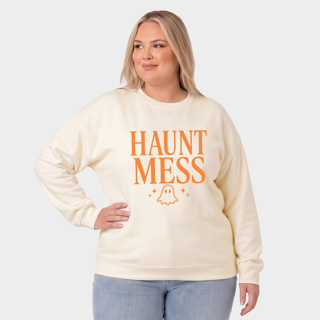 Haunt Mess - Women's Plus Sized Graphic Sweatshirt product image 4