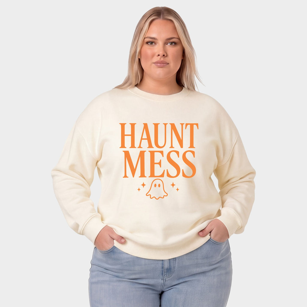 Haunt Mess - Women's Plus Sized Graphic Sweatshirt product image 12