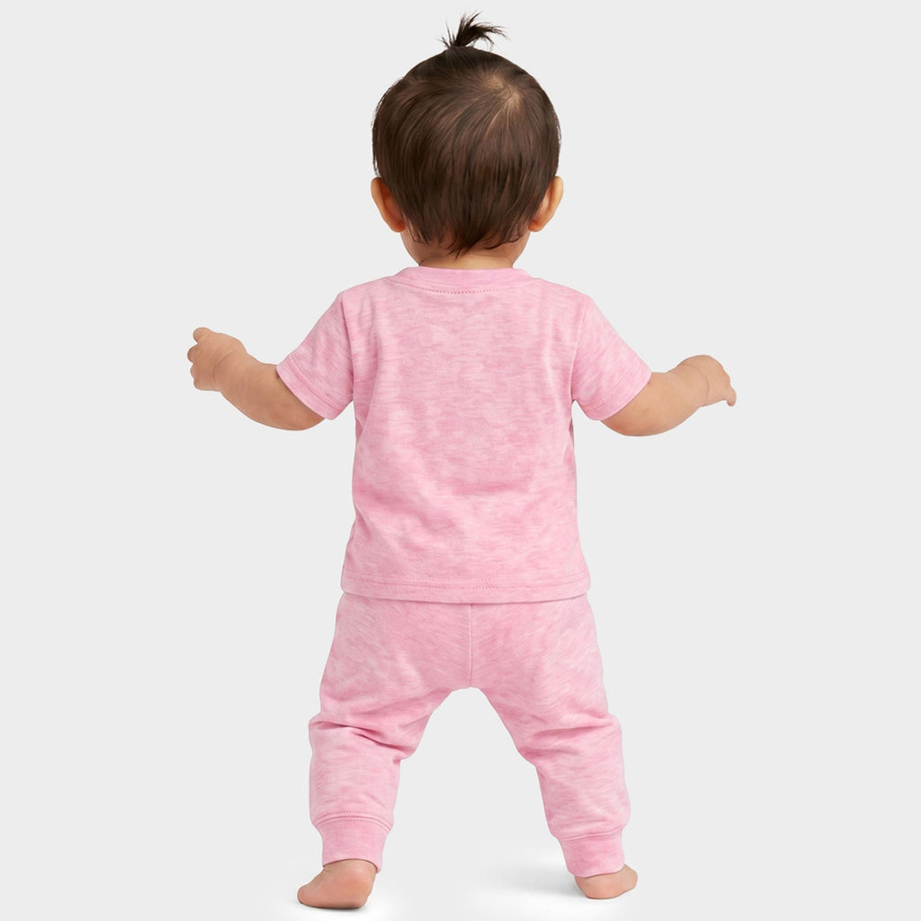 Spider Orange Stripes - Infant Jogger Pant Crew Set