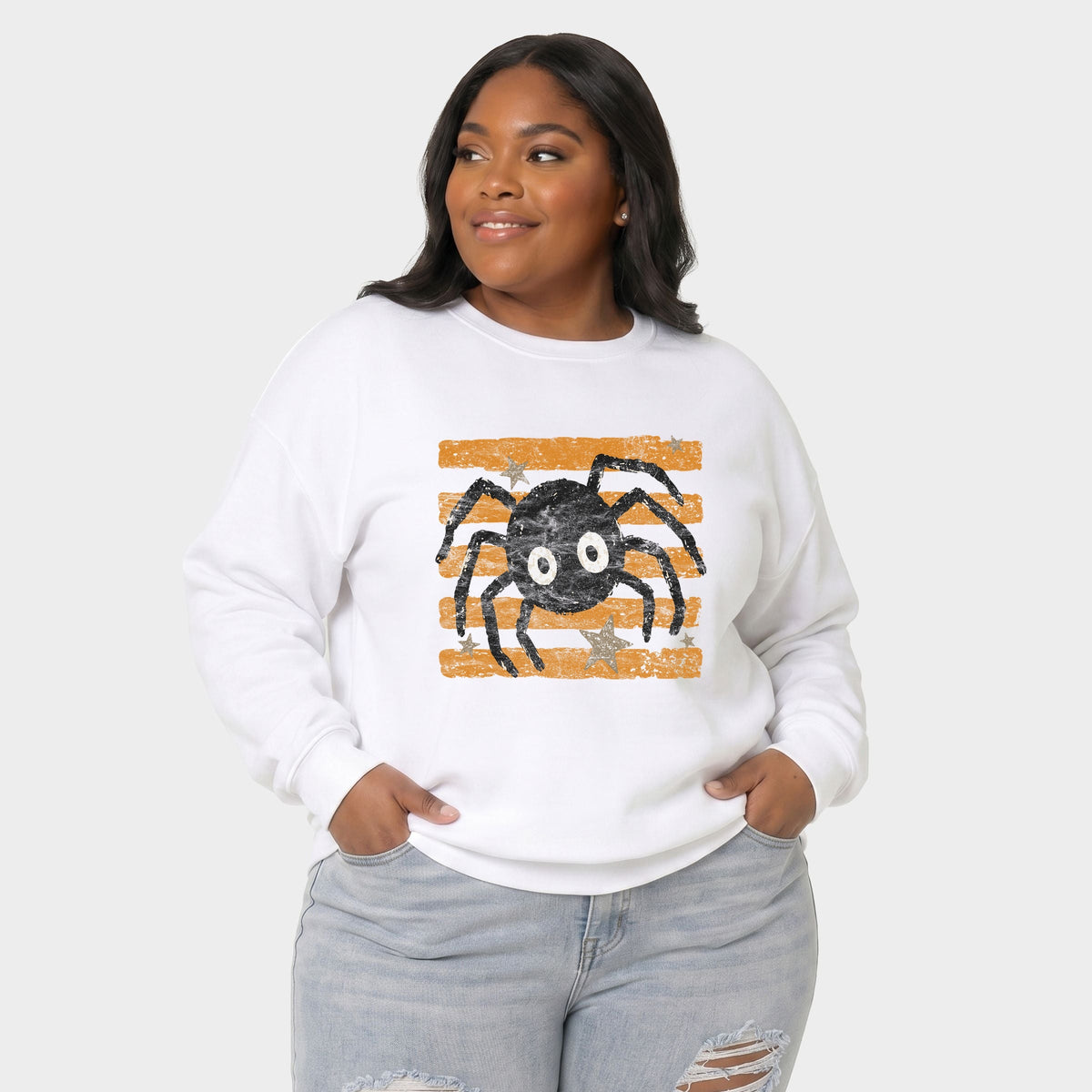 Spider Orange Stripes - Women's Plus Sized Graphic product image 12