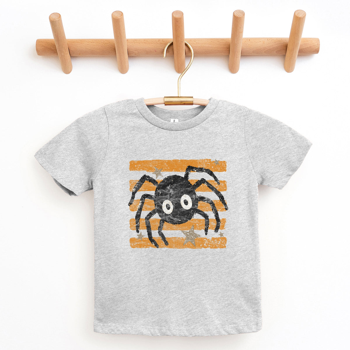 Spider Orange Stripes - Youth Short Sleeve Graphic T-Shirt product image 1