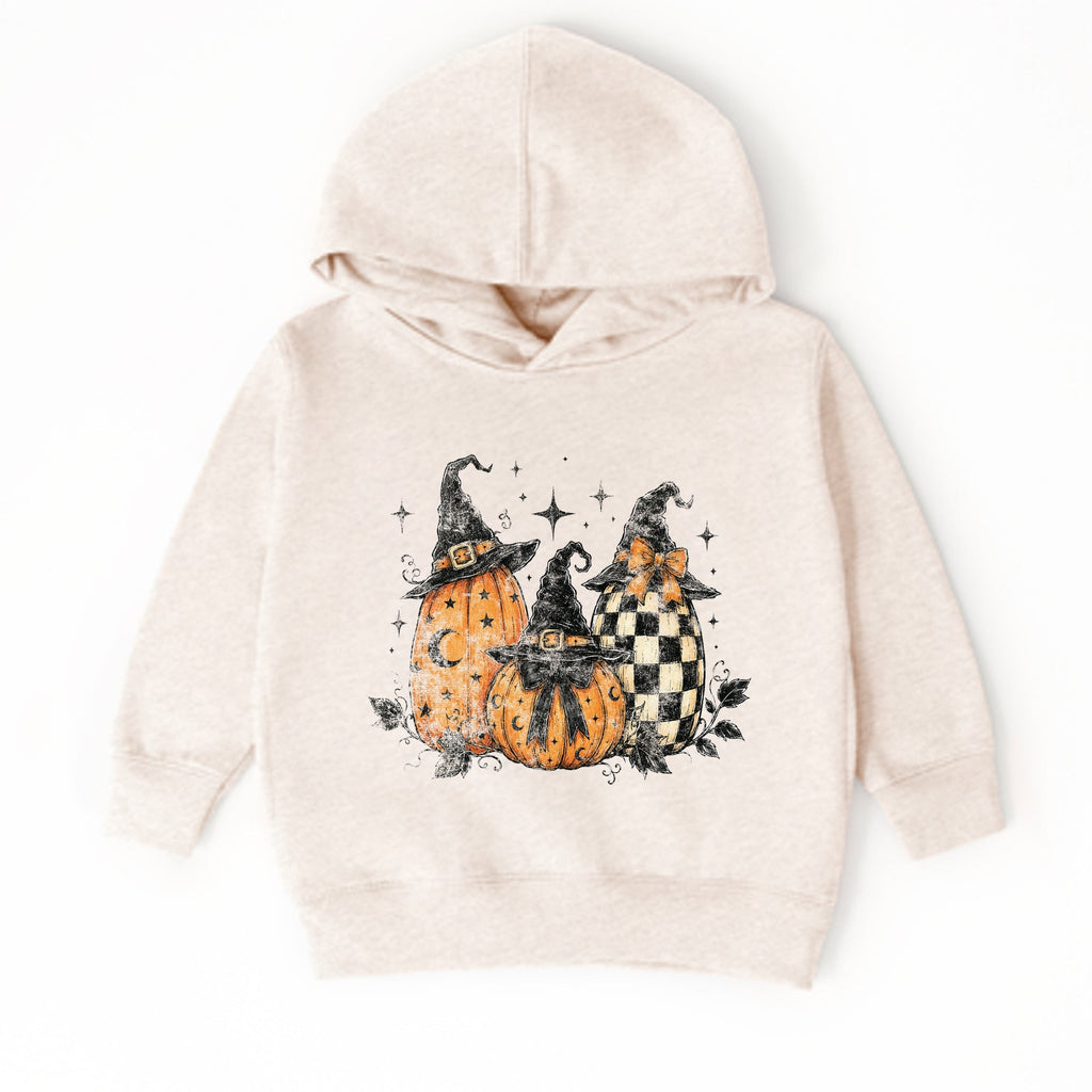 Witch Hat Pumpkins - Toddler Hoodie