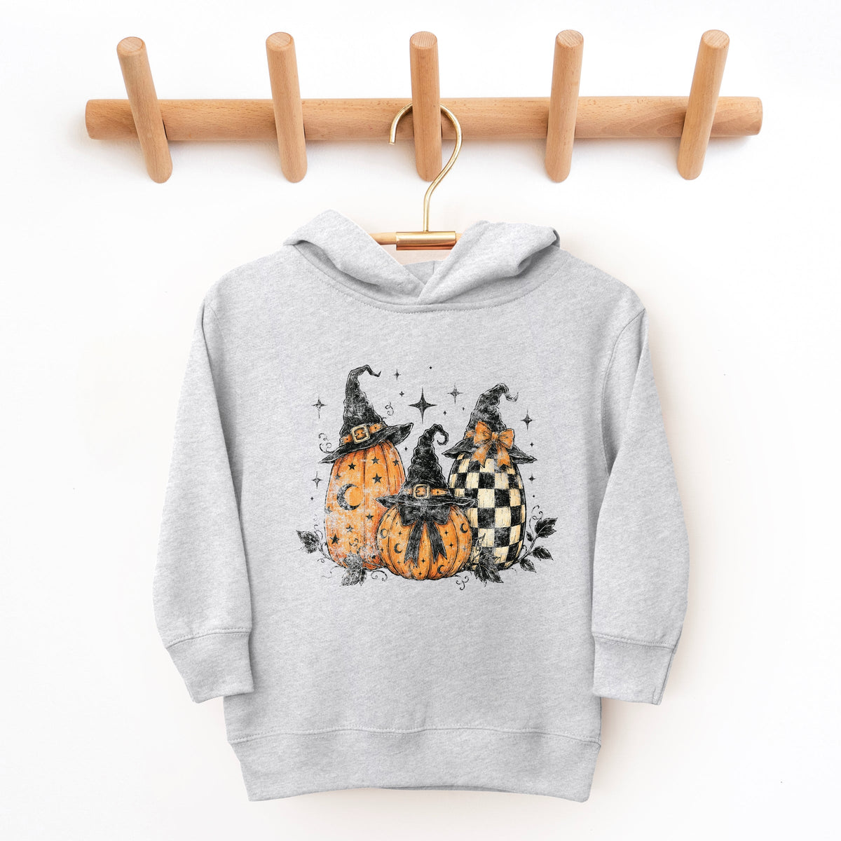 Witch Hat Pumpkins - Toddler Hoodie