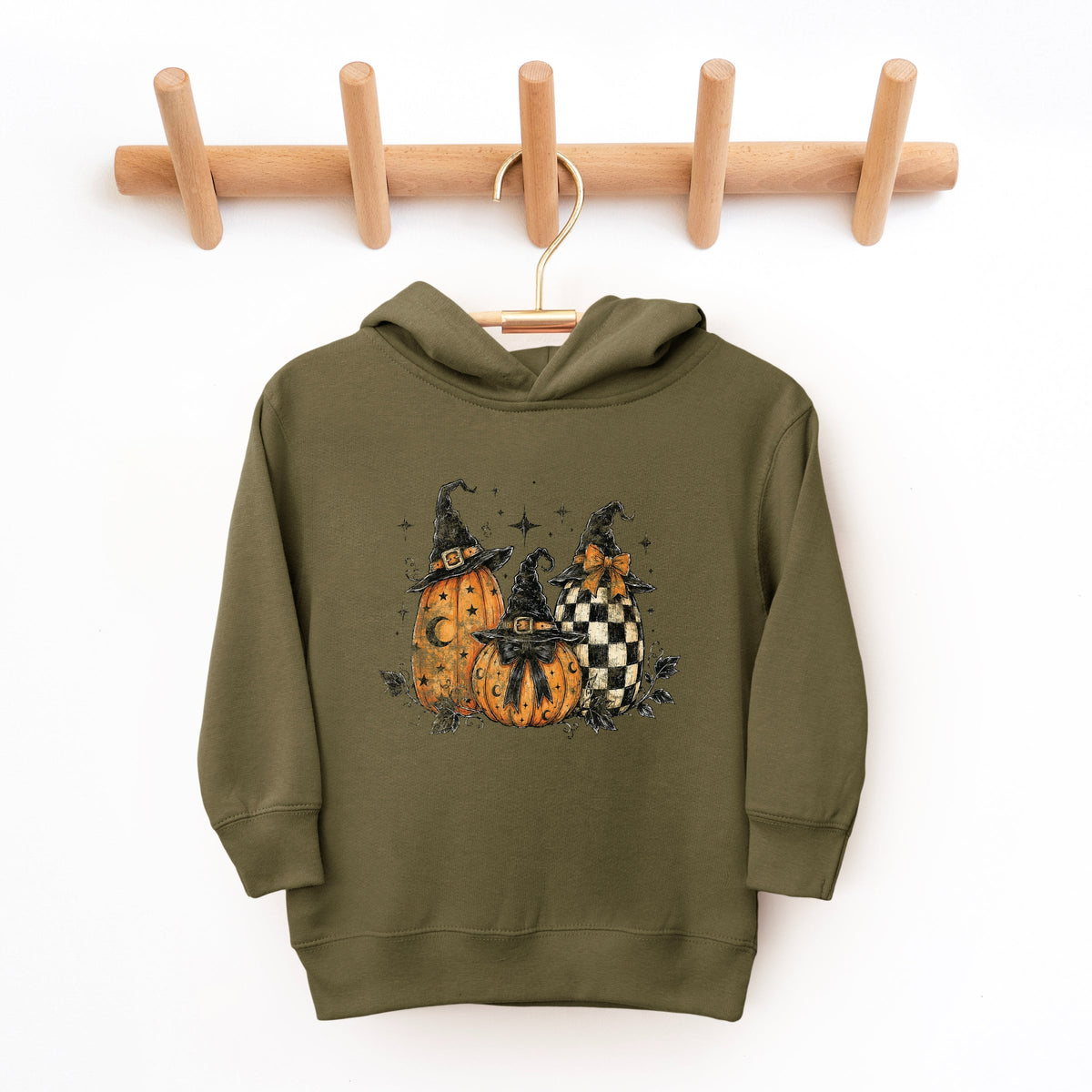 Witch Hat Pumpkins - Toddler Hoodie