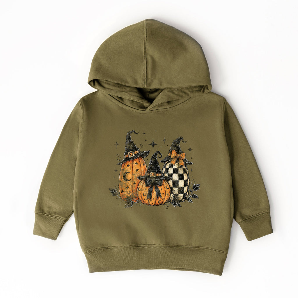 Witch Hat Pumpkins - Toddler Hoodie