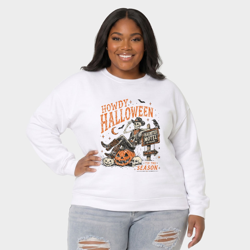 Howdy Halloween Skeleton - Women's Plus Sized Graphic product image 2
