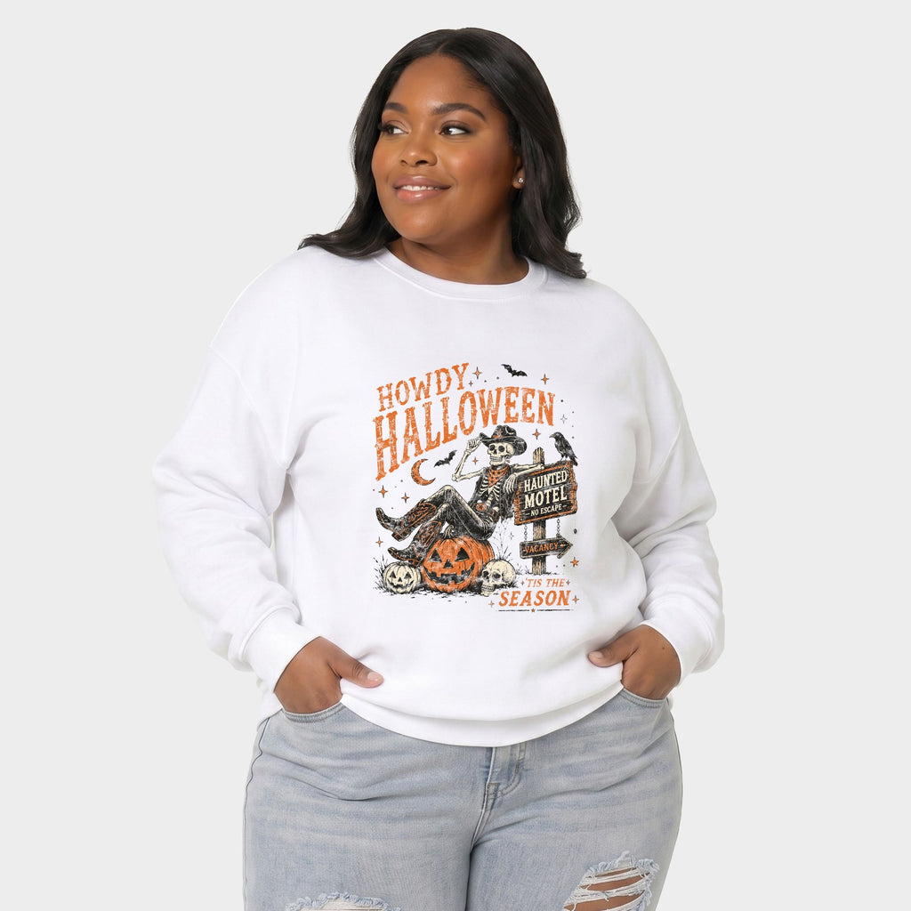 Howdy Halloween Skeleton - Women's Plus Sized Graphic product image 13