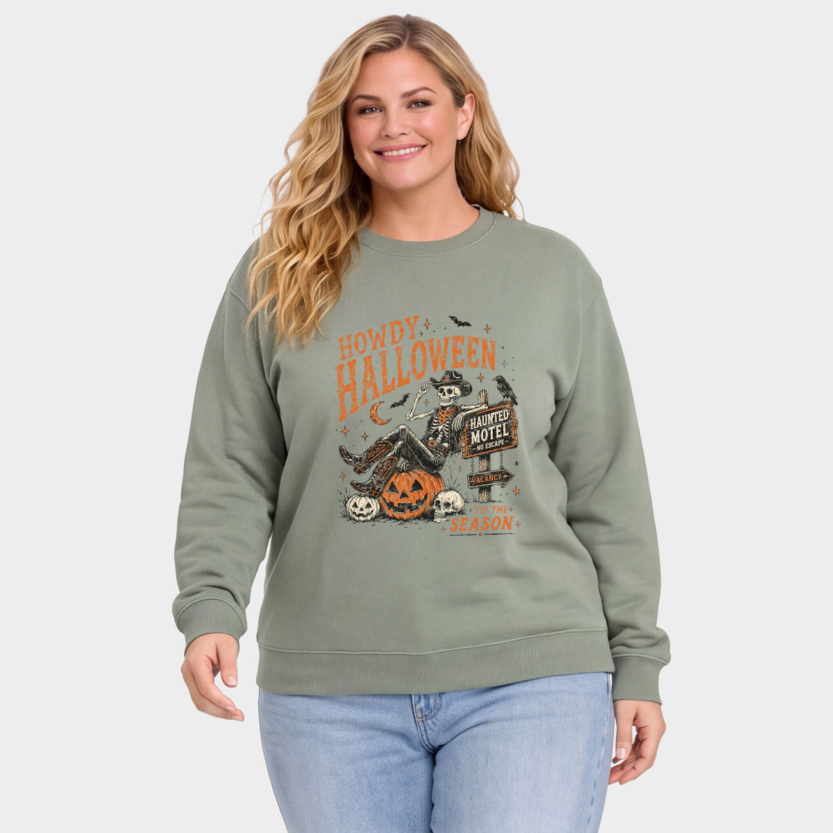 Howdy Halloween Skeleton - Women's Plus Sized Graphic product image 12