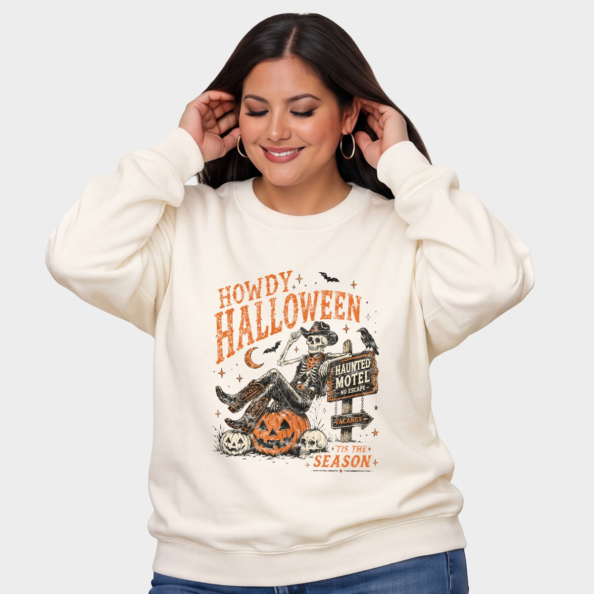 Howdy Halloween Skeleton - Women's Plus Sized Graphic product image 11