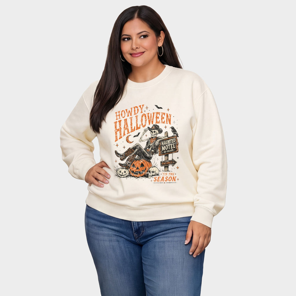 Howdy Halloween Skeleton - Women's Plus Sized Graphic product image 5