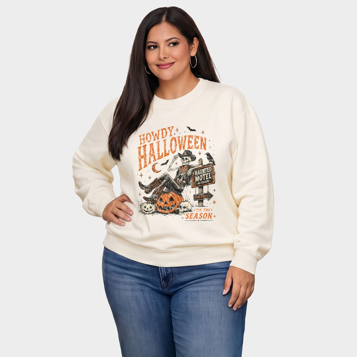 Howdy Halloween Skeleton - Women's Plus Sized Graphic product image 5