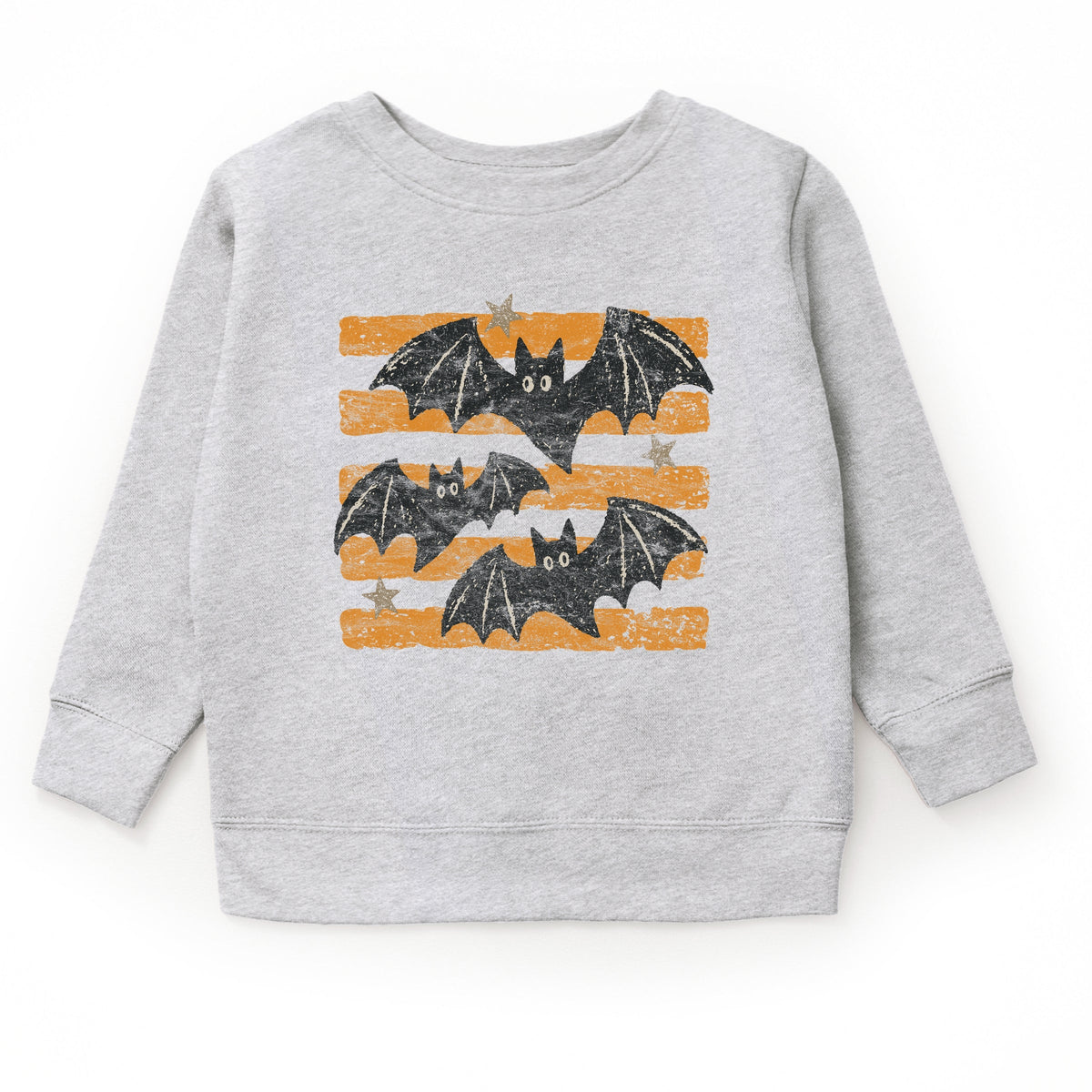 Bats Orange Stripes - Youth Graphic Sweatshirt product image 2