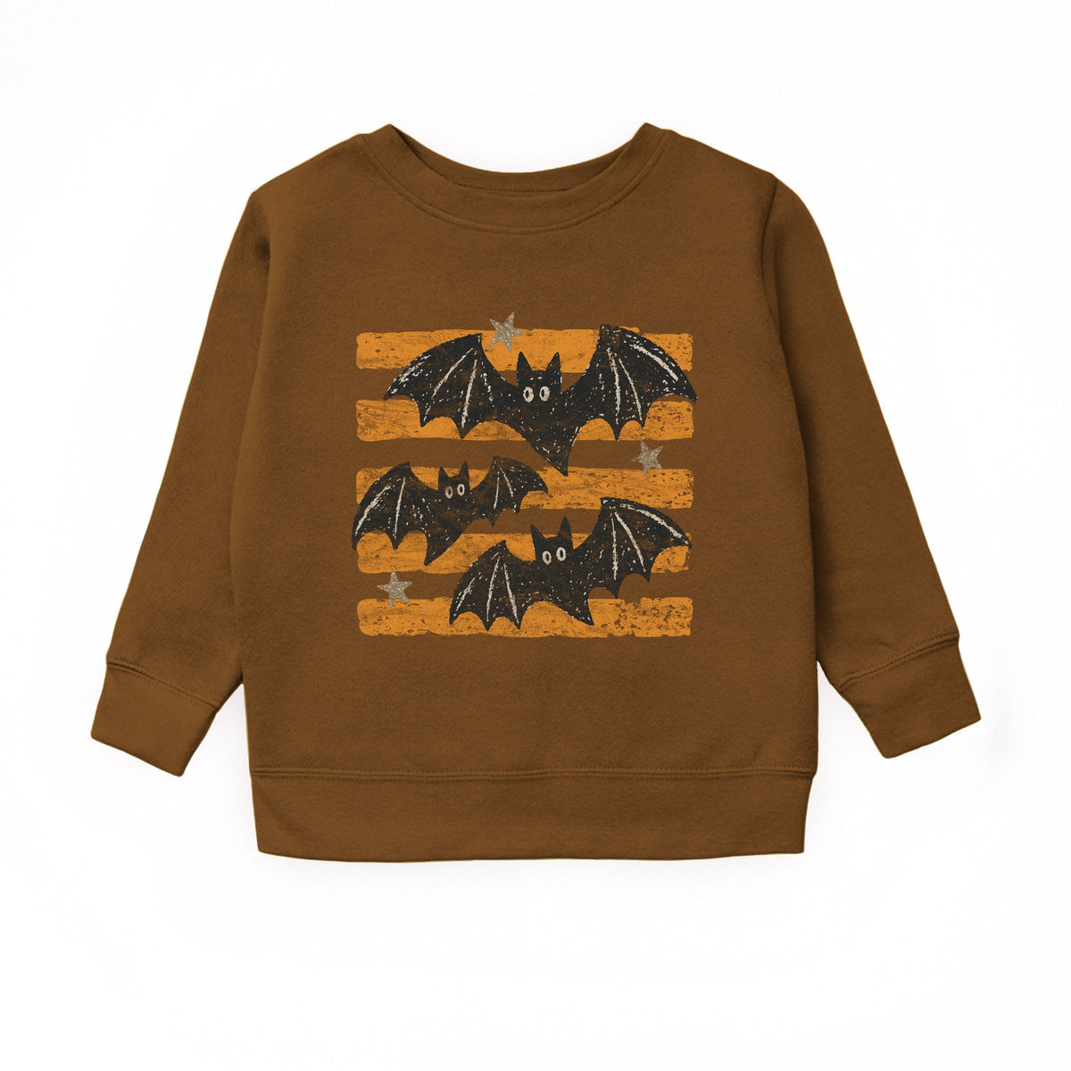 Bats Orange Stripes - Youth Graphic Sweatshirt product image 4