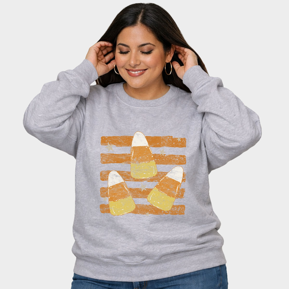 Candy Corn Orange Stripes - Women's Plus Sized Graphic product image 11