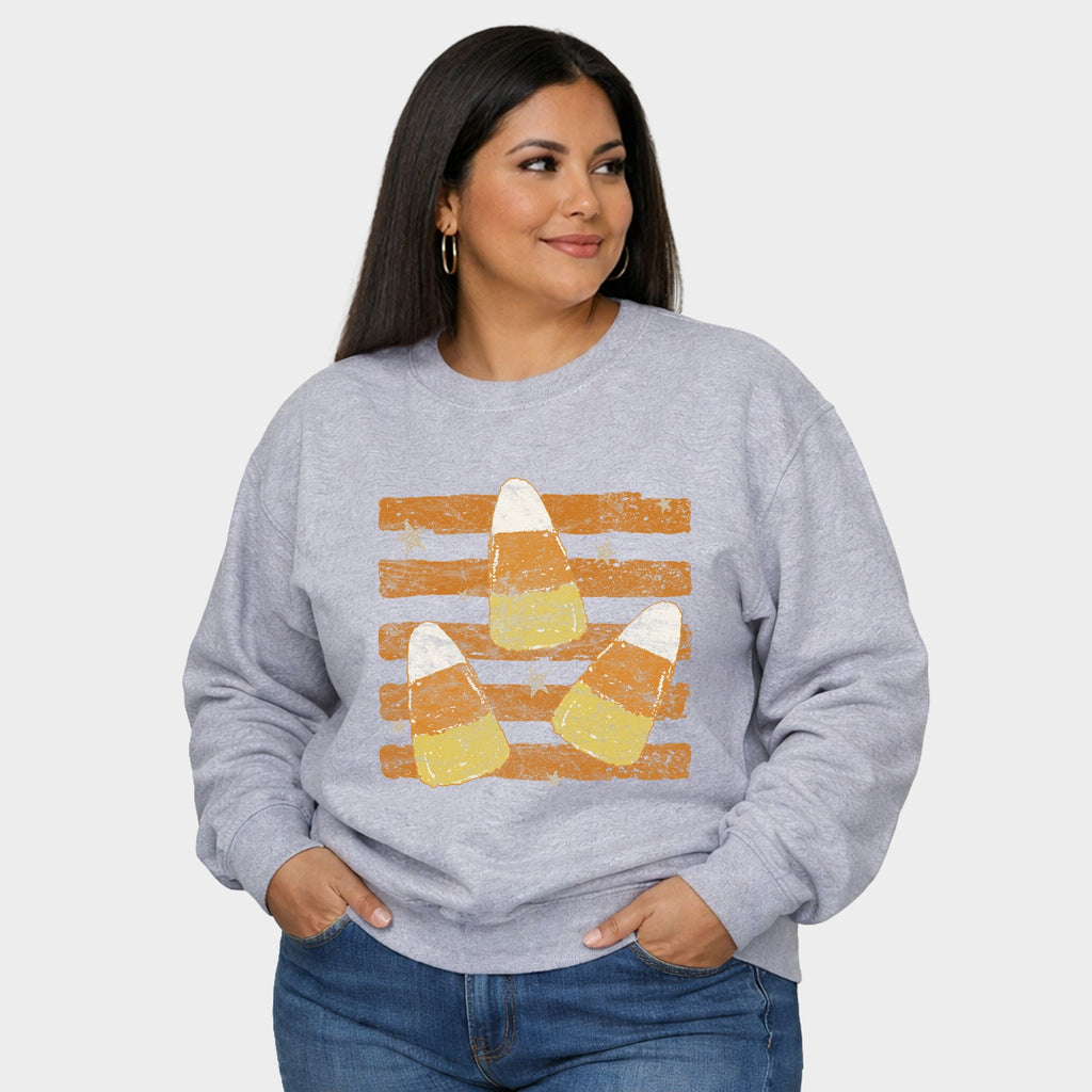 Candy Corn Orange Stripes - Women's Plus Sized Graphic product image 5