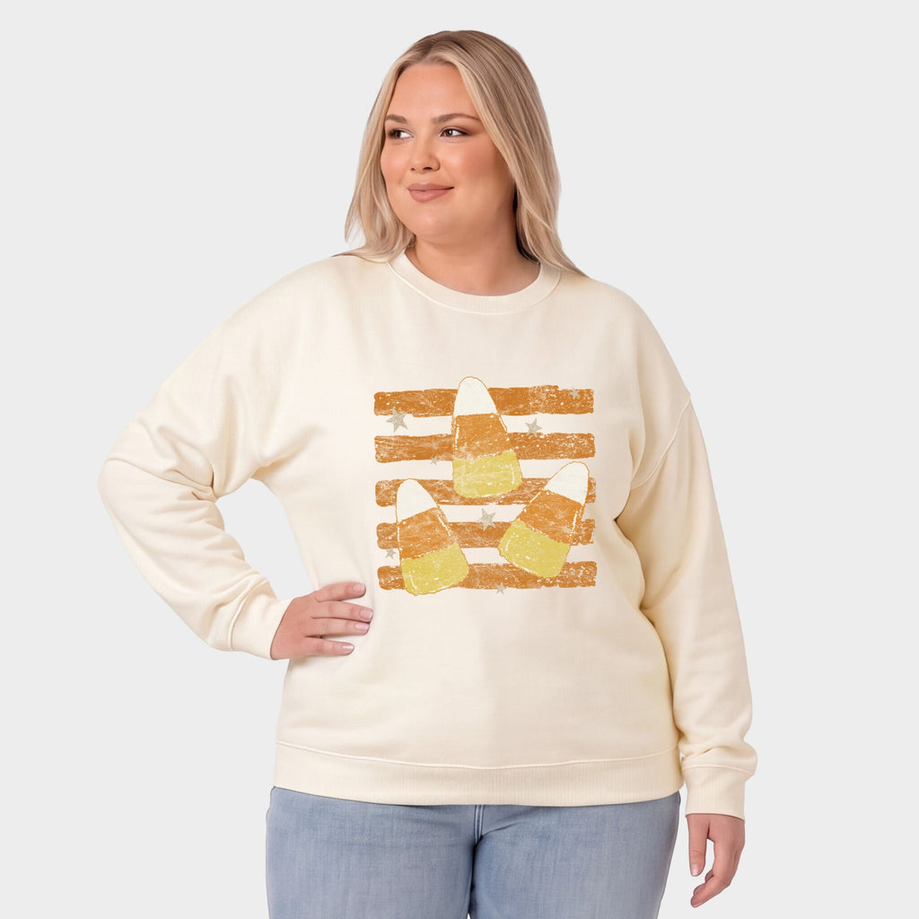 Candy Corn Orange Stripes - Women's Plus Sized Graphic product image 13