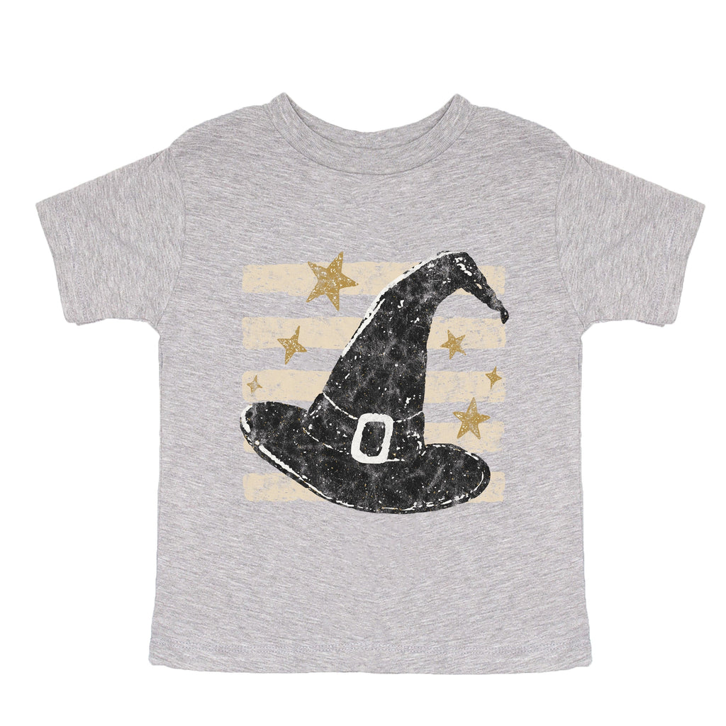 Witch Hat Stripes - Toddler Short Sleeve Graphic T-Shirt