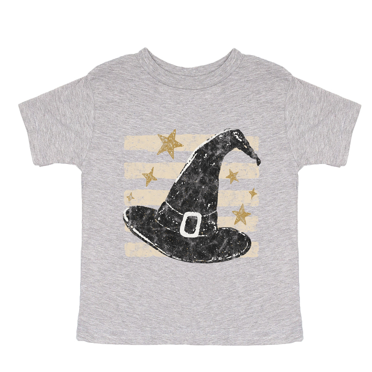 Witch Hat Stripes - Toddler Short Sleeve Graphic T-Shirt