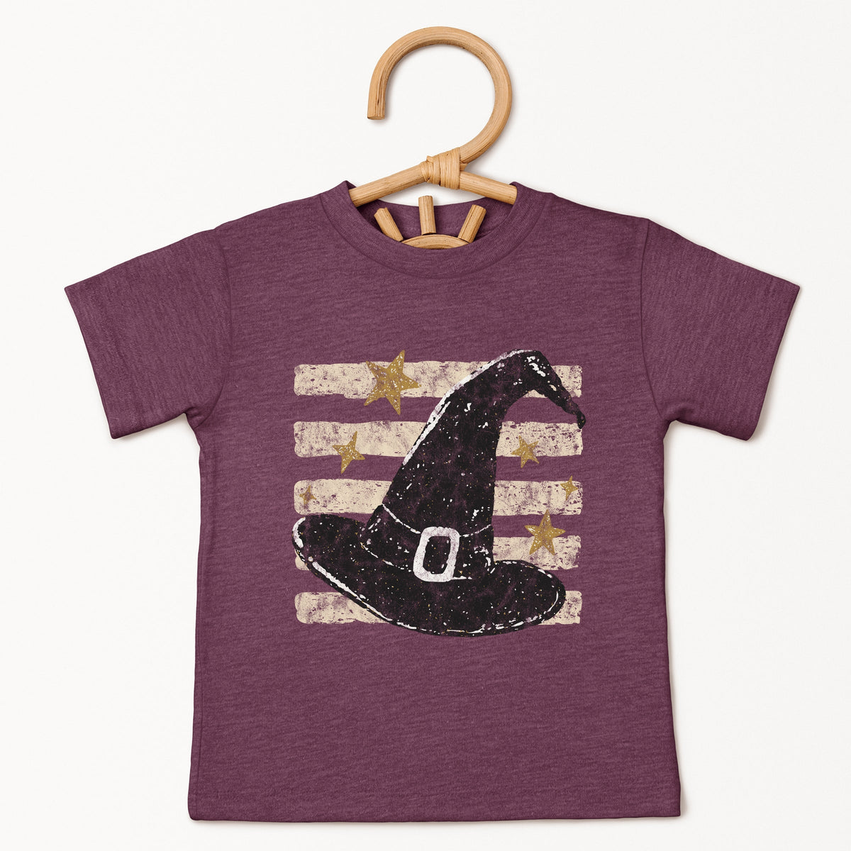 Witch Hat Stripes - Toddler Short Sleeve Graphic T-Shirt