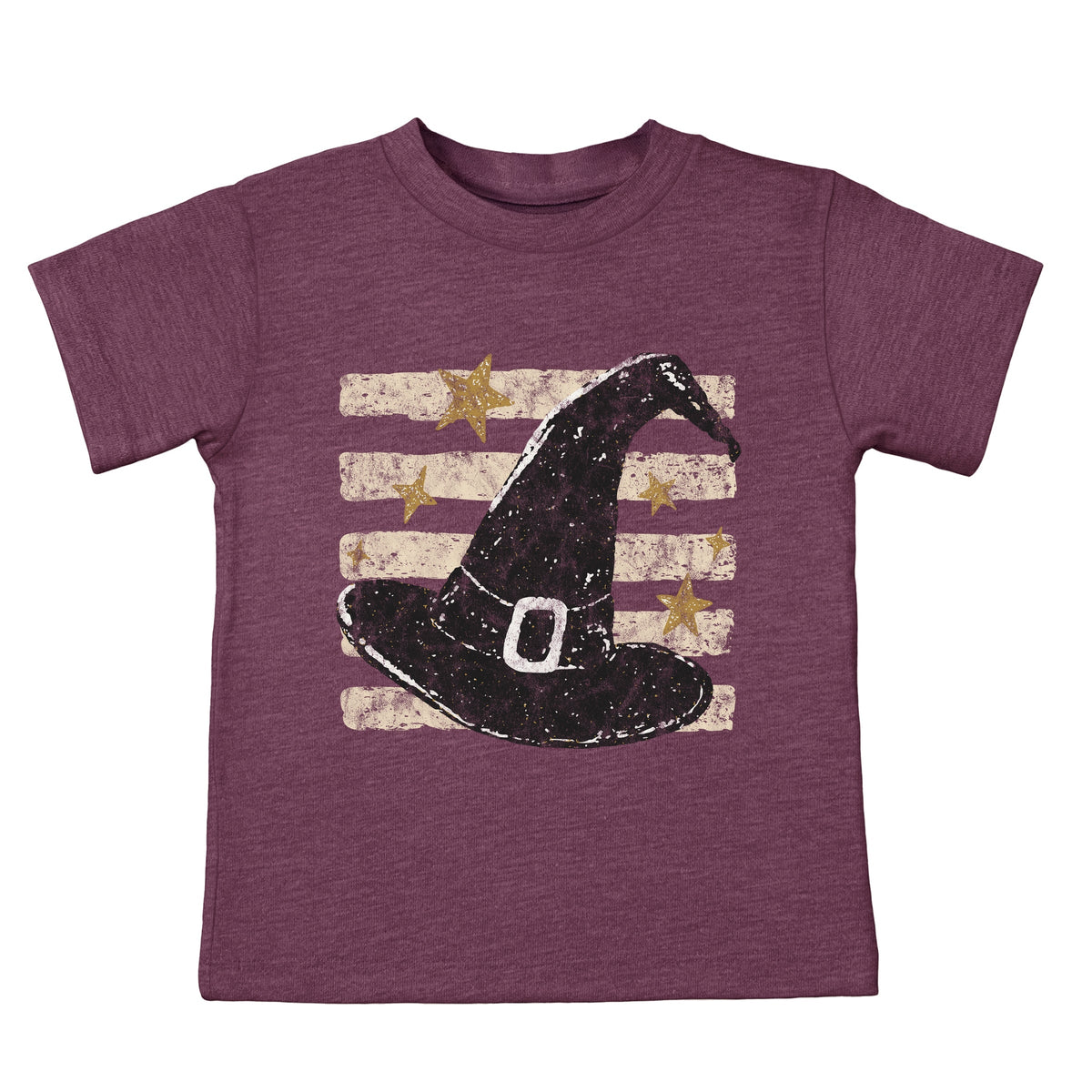 Witch Hat Stripes - Toddler Short Sleeve Graphic T-Shirt