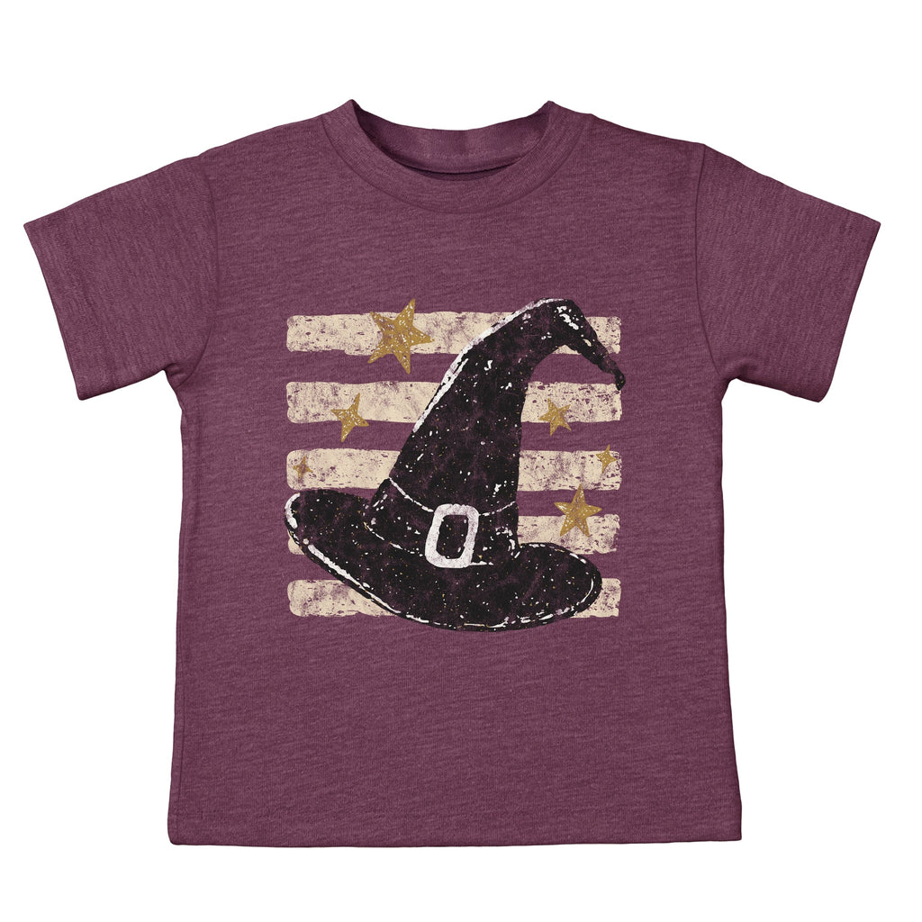 Witch Hat Stripes - Toddler Short Sleeve Graphic T-Shirt