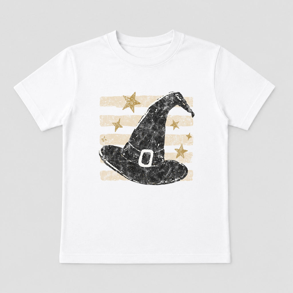 Witch Hat Stripes - Toddler Short Sleeve Graphic T-Shirt